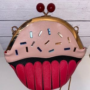 Pink Cupcake Crossbody Bag